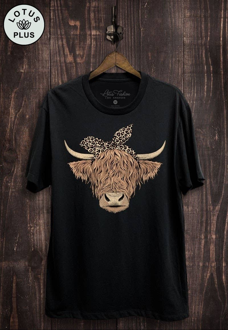 Highland Cow Graphic Top