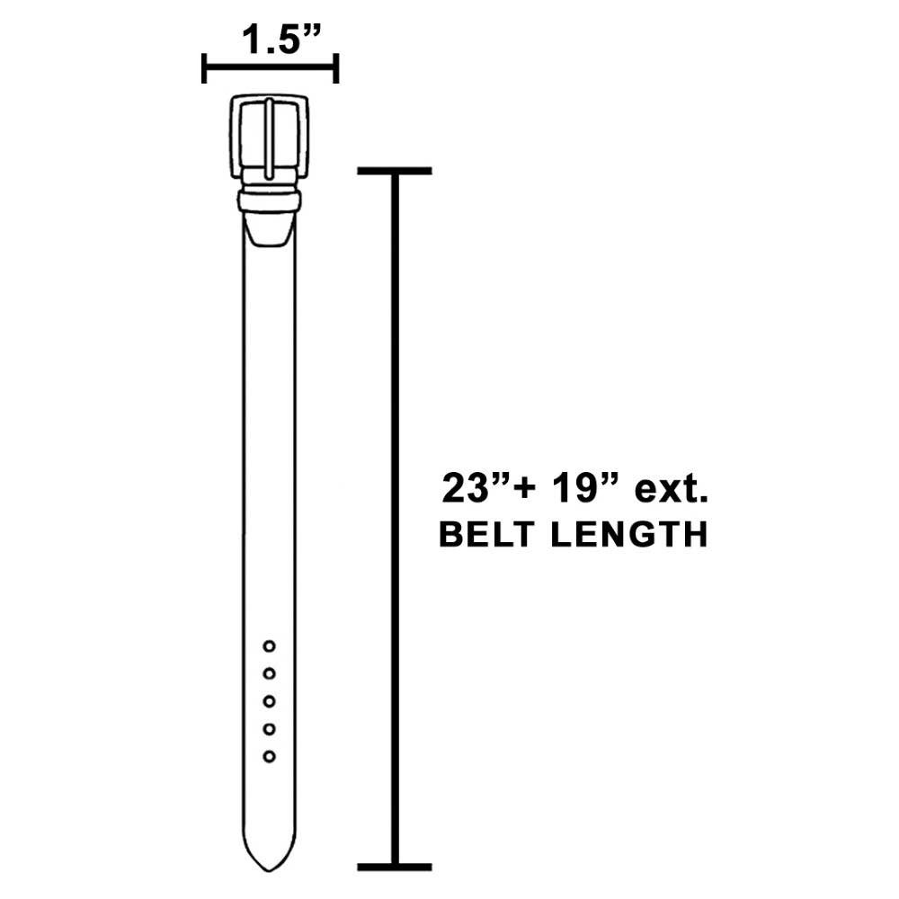 Bull Skull Horseshoe Link Chain Belt