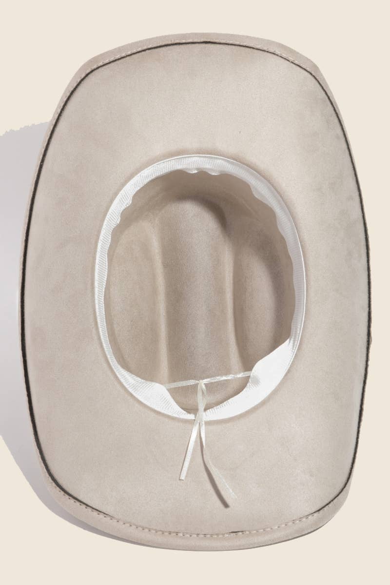 Intricate Braided Strap Cowboy Hat