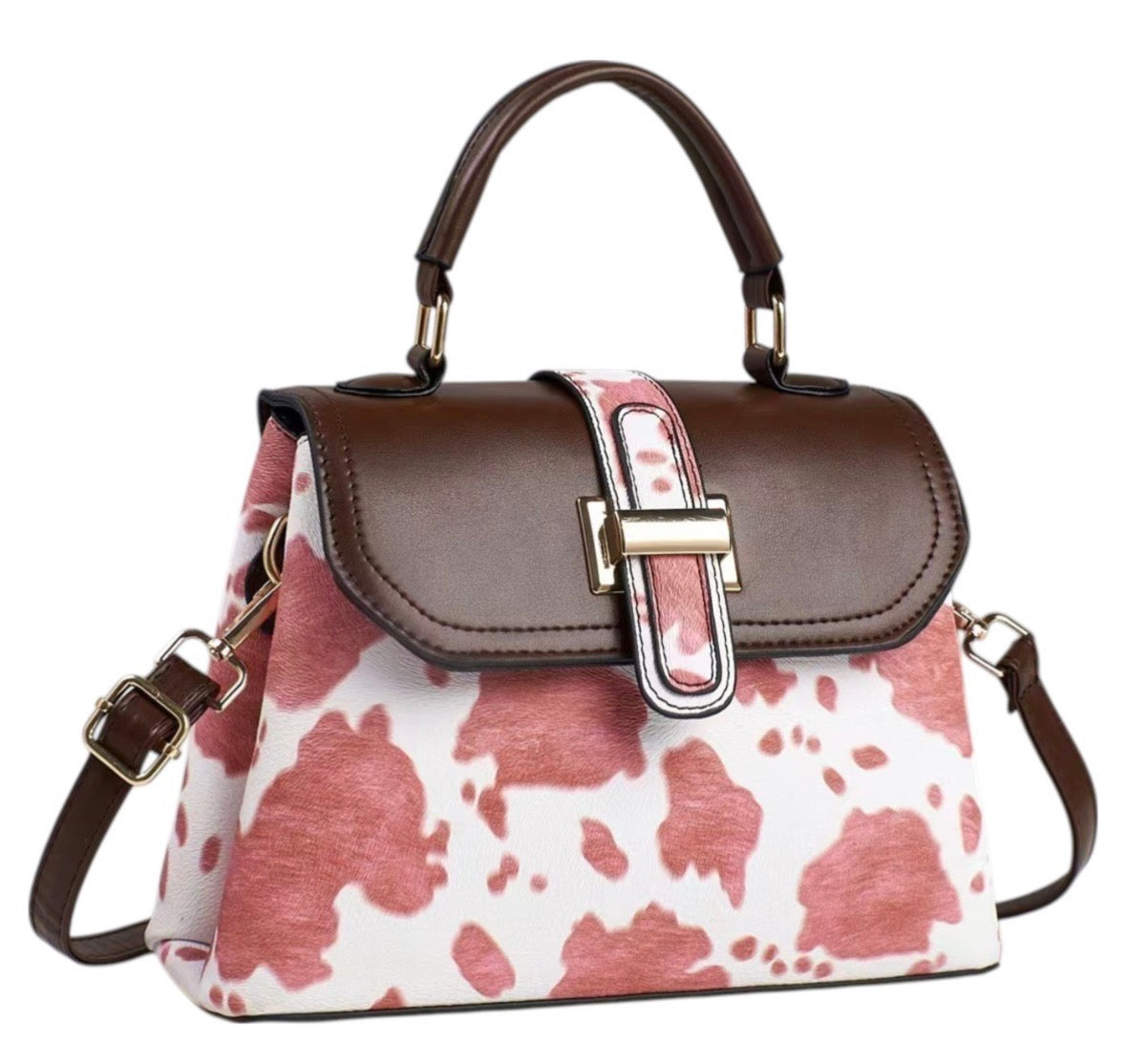 Cowprint Crossbody Bag
