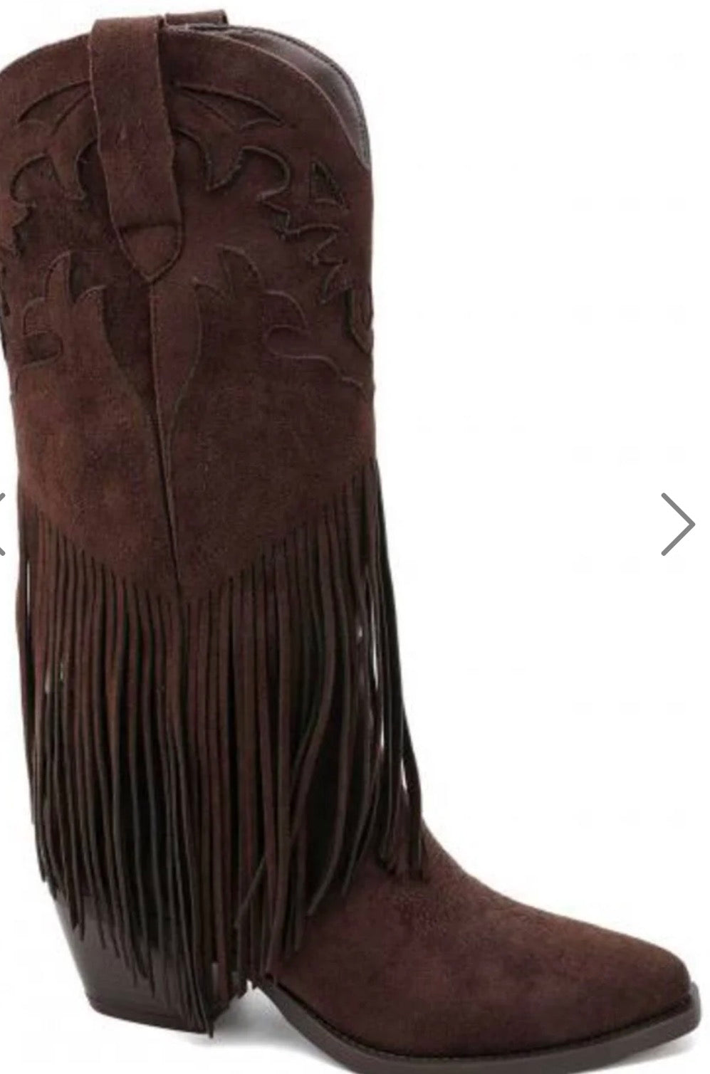PRE ORDER Brown Tassel Cowboy Boots