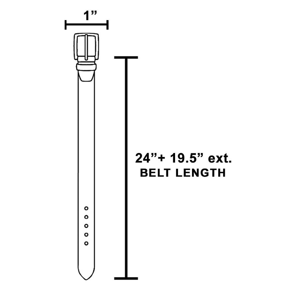 Floral Concho Turquoise Stone Chain Belt