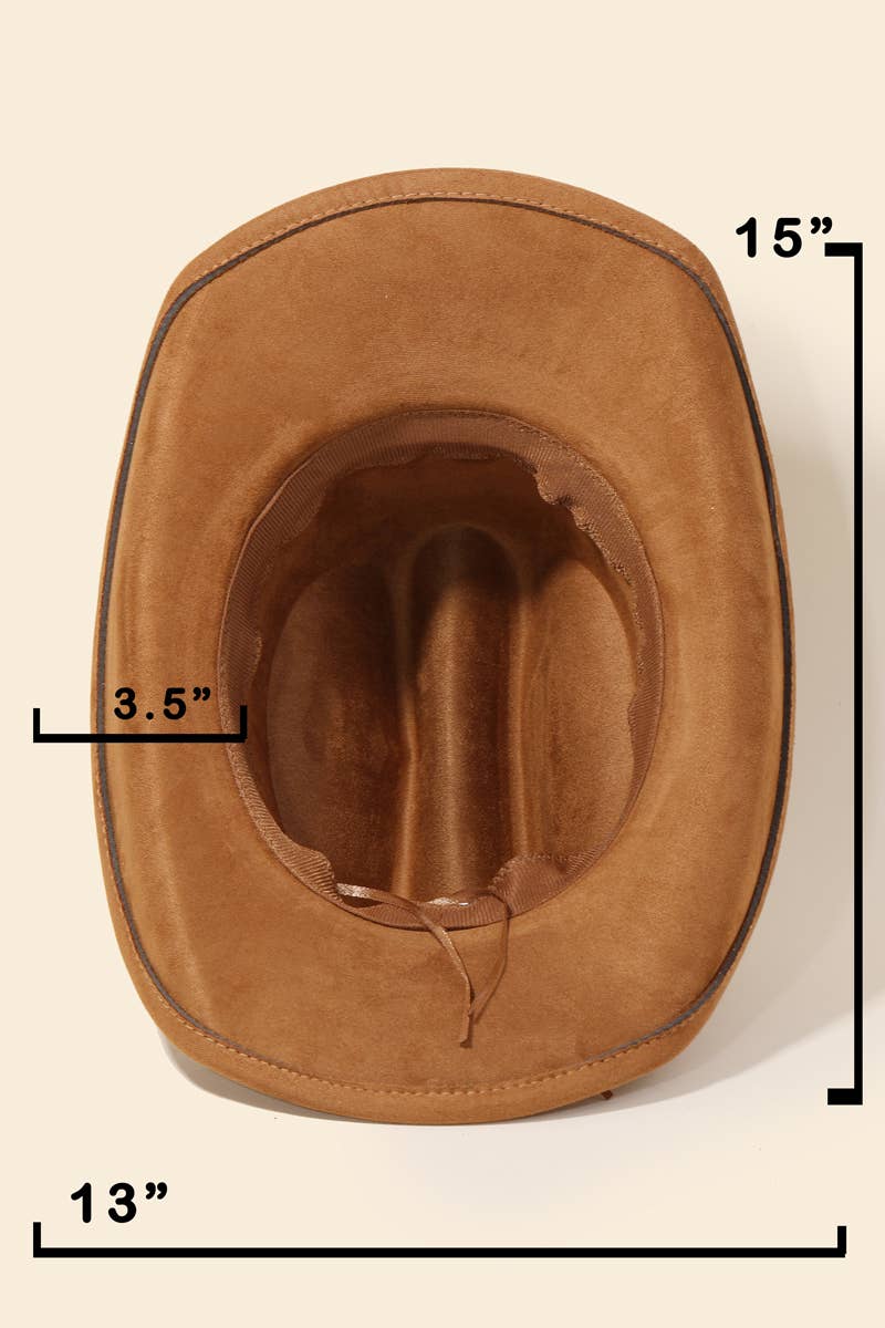 Western Heart Buckle Cowboy Hat