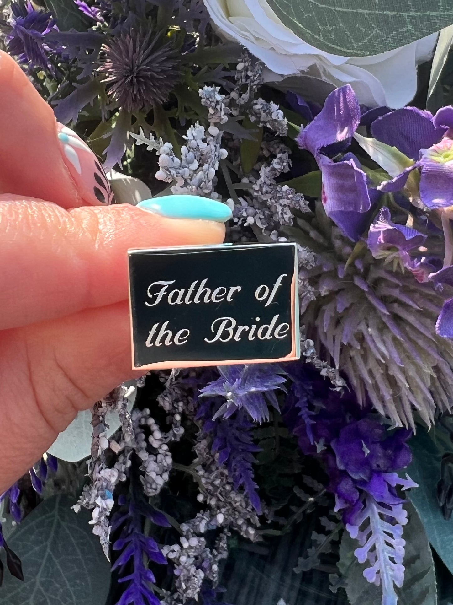 Engraved Rectangle Cufflinks
